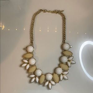 Francesca’s Collections White Statement Necklace